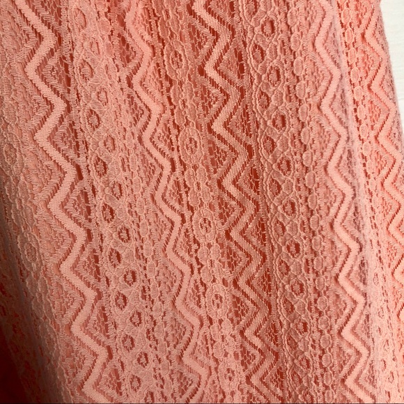 Jolt Women’s Lace Off The Shoulders Peach Dress XL - Picture 4 of 5